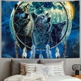 thumbnail image 2 of Nawypu  Dreamcatcher Fleece Blanket for Bed Eagle Dreamcatcher Fleece Throw Blanket for Men, Women and Kids Super Soft Plush Wolf Blanket Throw Plush Blanket Wolf Gifts, 2 of 6