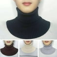 thumbnail image 1 of Trayknick Men's Knitted Scarf Cold-Proof Versatile Keep Warmth All-match Solid Color Elastic Neck Cover for Winter Grey, 1 of 13