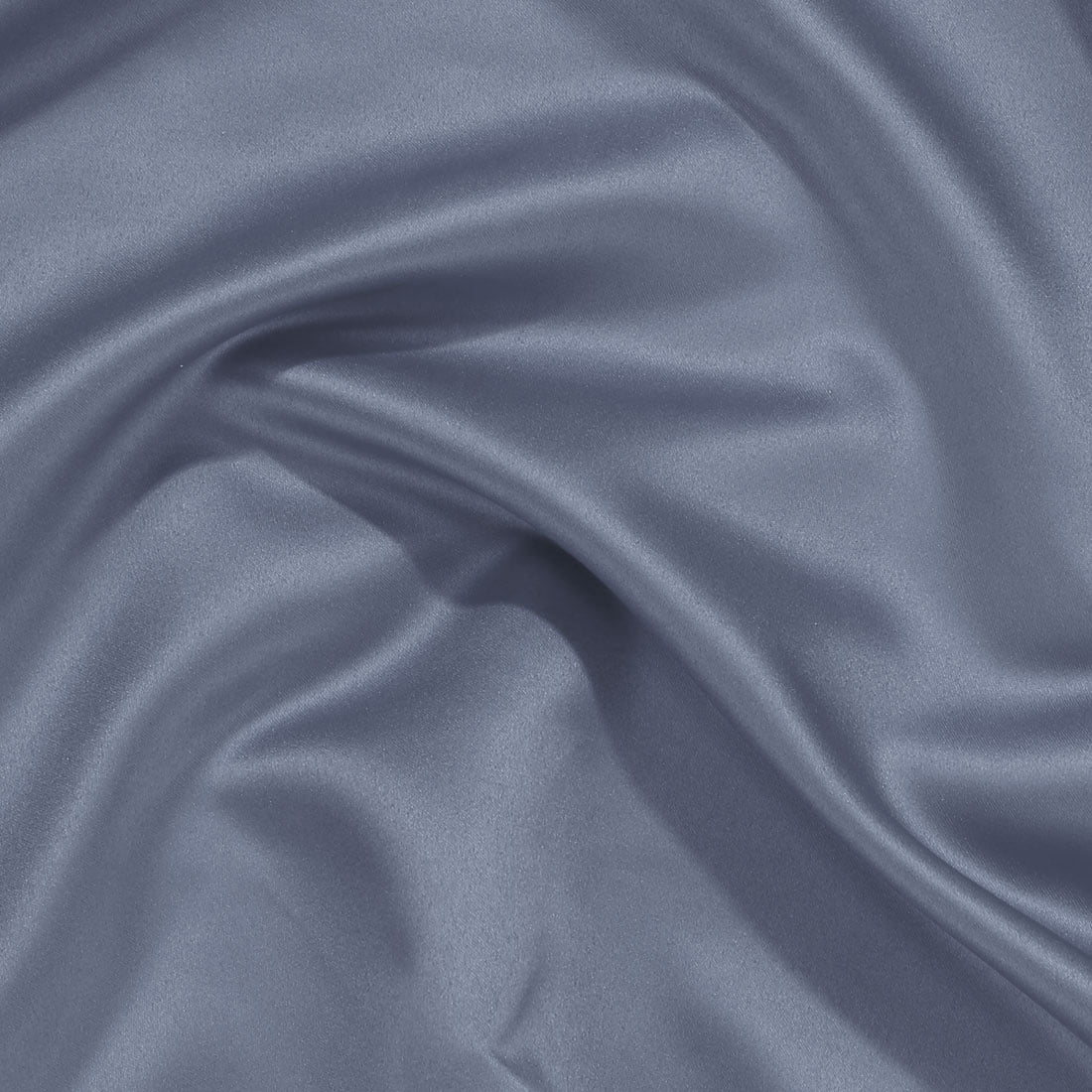 Unique Bargains Silky Satin Pillow Cases Covers Set of 2 Slate Gray Standard