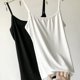 thumbnail image 2 of Camisolas de verano para mujer, camisola fina sin mangas de algodón con tirantes sexis para chica, Top liso, chaleco básico Simple, Tops, ropa interio, 2 of 5