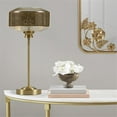 thumbnail image 2 of INK+IVY Lumivive Modern Mercury Glass/Iron Table Lamp in Gold, 2 of 9