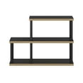 thumbnail image 5 of Furinno Turn-N-Tube No Tools 3-Tier Ladder Decorative Display Shelf, Americano/Black, 5 of 6