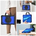 thumbnail image 6 of Case for Lenovo Tab K10 10.3 inch/M10 FHD Plus 2020 2nd Gen, 360 Rotating Stand Handle Pencil Holder Shoulder Strap Heavy Duty Shockproof Cover, Dark Blue PC, 6 of 7