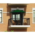 thumbnail image 4 of Blue Star OFF-THE-WALL BRELLA Sunbrella Half Umbrella, 9'-Width, Forest Green Canopy, 4 of 7