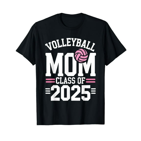 Senior 2025 Volleyball Mom Class Of 2025 Graduate T-Shirt