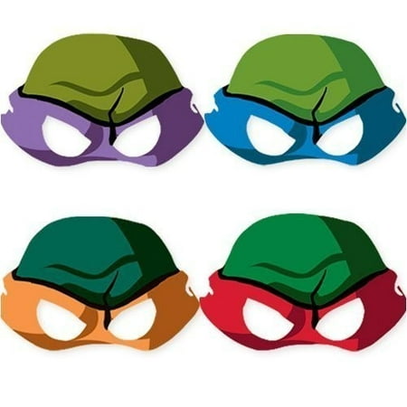 Teenage Mutant Ninja Turtles Vintage Paper Masks (8ct)