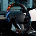 thumbnail image 6 of Crow 14.5 Inch Printing PVC Leather Steering Wheel Cover Auto Accessories, 6 of 6