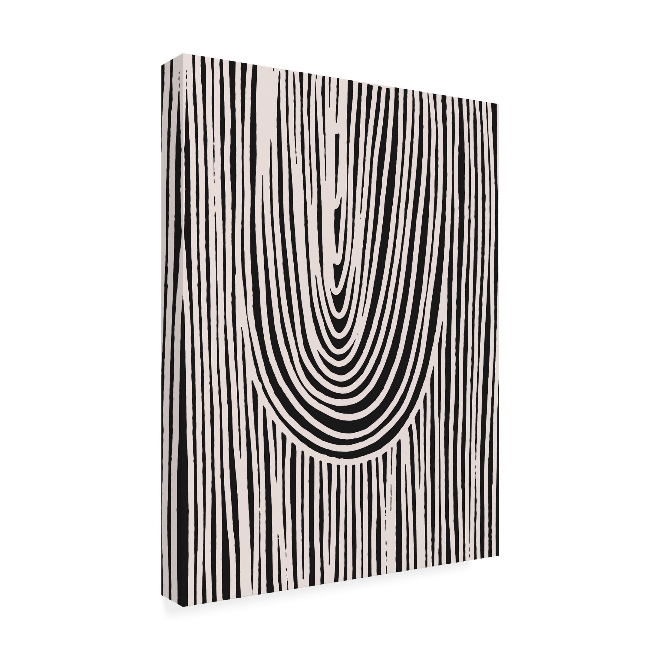 Canvas Wall Art - Treechild 'Hanging Stripes' Wall Art for Living Room, Bedroom, or Office D?cor by Trademark Fine Art - 35 x 47 Inches