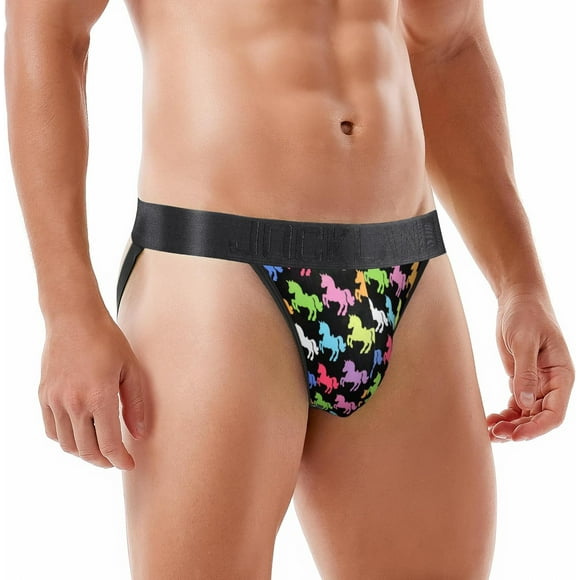 shiyou-Jock Strap Thongs, Sexy Brief Underwear for Men Athletic Supporters Underpants