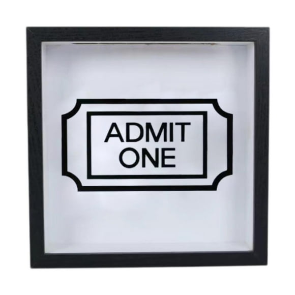 Tnarru Boîte d'Archive d'Aventure, Support de Collection de Billets, avec Emplacement, Boîte à Souvenirs Facile à Installer pour Photos 20cmx20cm