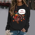 thumbnail image 2 of WEAIXIMIUNG Sweatshirts à Col Rond Graphiques pour Femmes Décontracté Ample Imprimé, 2 of 4