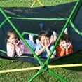 thumbnail image 6 of EUROCO 1000LBS 13 FT Geometric Outdoor Dome Climber for 5-7 Kids, Jungle Gym with Hammock for Kids Outdoor Play Equipment , Anti-Rust, UV Resistant, Easy Assembly, Age3+, Yellow, 6 of 8
