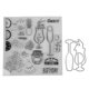 thumbnail image 1 of Kit de sellos transparentes, plantilla transparente decorativa de forma única, juego de troqueles de corte en relieve para manualidades de álbumes de recortes DIY, 1 of 5