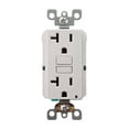 thumbnail image 3 of Leviton GFNT2-W Self-Test SmartlockPro Slim GFCI Non-Tamper-Resistant Receptacle with LED Indicator, 20-Amp, White, 3 of 4