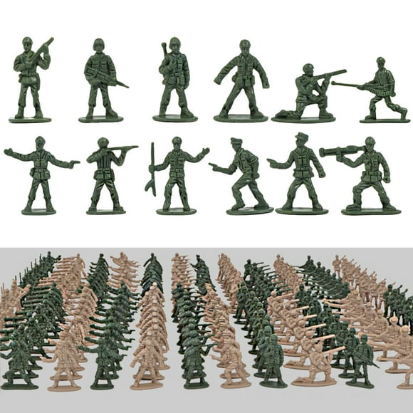 360Pcs 1:72 Scale Soldier Model Army Men Toy Soldiers Battle Scene Playset War Games Toys for Children