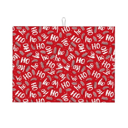 

Xecao Hohoho3 Patten Drying Mat Dish Drying Mats for Kitchen Counter Super Absorbent Dish Drying Pads 18×24 Inch