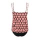 thumbnail image 4 of Trajes de Baño de Corte Alto para las Mujeres sin Mangas Impresión Push-Up Traje de Baño Acolchado Conjuntos de Blusa, Trajes de Baño de Cintura Alta para las Mujeres, 4 of 5