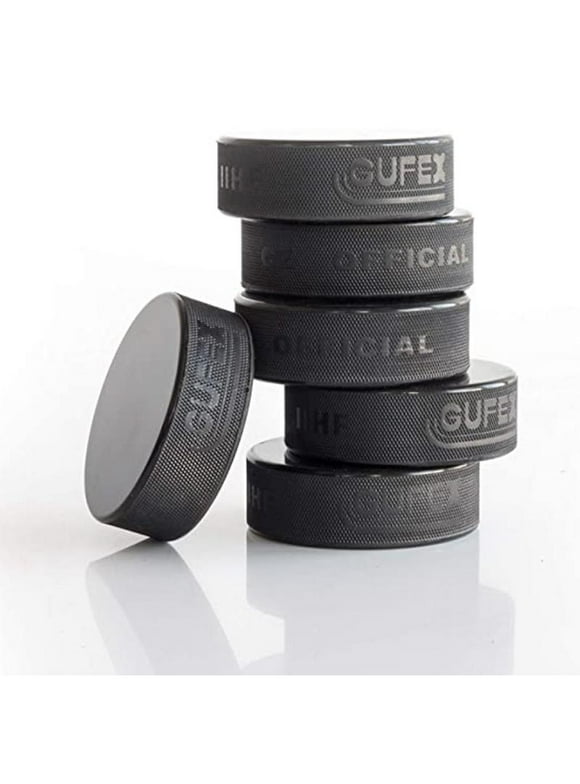 Hockey Pucks in Ice & Roller Hockey Equipment