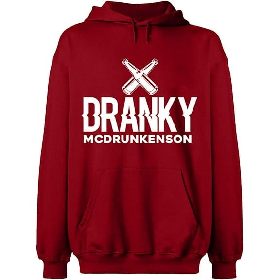 Unisex Hoodie Sweatshirt Slim Fit Long Sleeve Sweater - Antiquee Cherry Small