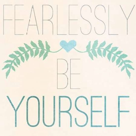 Fab Self II (Fearlessly Be Yourself) Canvas Art - SD Graphics Studio ()