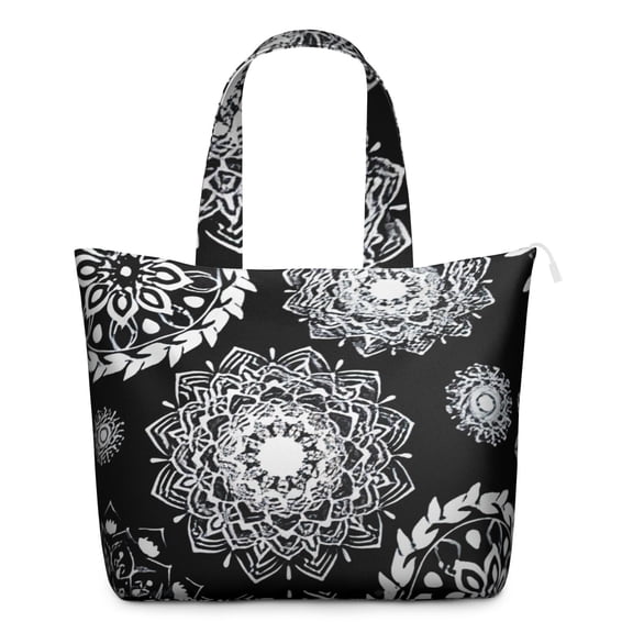 Plaid Stripes Weekender Tote Bag, Spacious Carry-On with Secure Zipper Closure & Multiple Pockets, Rustic Style Design for Gym and Overnight Trips