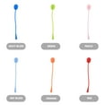 thumbnail image 3 of FUEENIRVA Cord Wrap Assorted Color Silicone Office 16Pcs 5.6X0.6X0.2In, 3 of 9