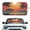Beach Palm Tree Orange, variant on KUIFORTI Cartoon Eyes Windshield Sun Shade Foldable Reflective Polyester Blocks Heat and Sun, Universal Fit Car Window Covers - Works with Sedans, SUVs & Trucks!