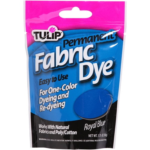 Tulip Permanent Fabric Dye Royal Blue, Solid Coverage