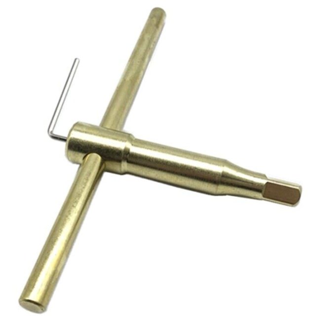 BTOER Precision Lathe Chuck Tools 10mm 12mm 14mm T shaped Handle Wrench Easy Durable 40CR Quenching Material