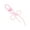 Pink, variant on Lovely Bows Keychain Pendant Metal Keyring Bag Charm Bowknot Handbag Charm Creative Car Keychain for Bag Decorations