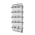 thumbnail image 1 of Étagère à Chaussures Suspendue, Placard de Rangement pour Chaussures, Double Face, Grande Capacité, Blanc, 1 of 9
