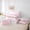 Light Pink, variant on Erosebridal Pink Stripes Bow Tie Twin Bedding Sets 7-Piece For Kids Girls,Kawaii Love Heart Print Bedding Comforter Set,Pink Reversible