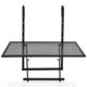thumbnail image 5 of Costway Repisa de Hierro para Colgar Mesa Plegable para Barandilla 5 Niveles Regulables en Altura Negro 60,5 x 40,5 x 61,5-82,5 cm, 5 of 10