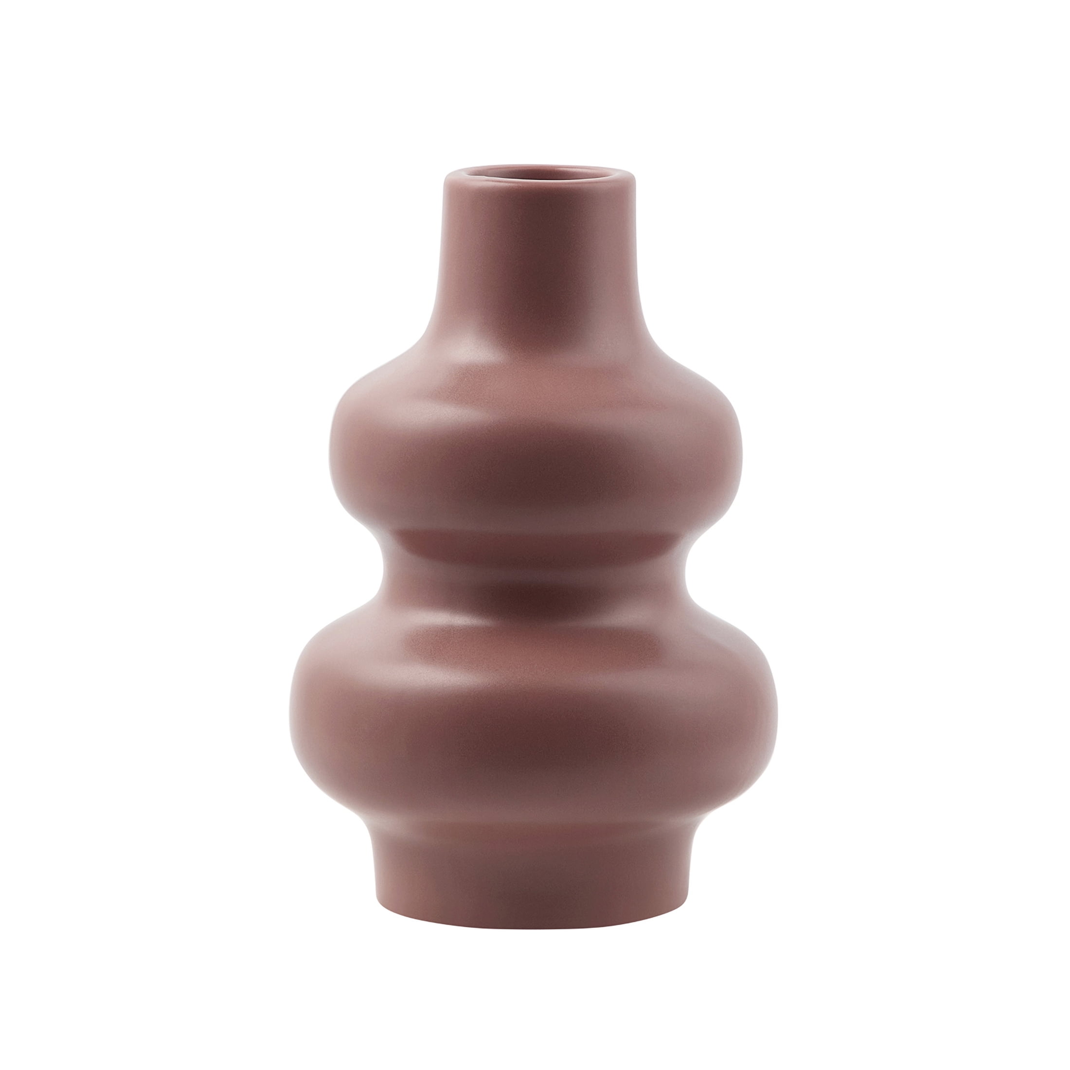 Beautiful Ceramic Bubble Vase by Drew Barrymore, 7", Rosé Pink