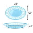 thumbnail image 4 of Youngever 15 Pack Plastic Fast Food Baskets, Snack Baskets, Food Baskets for Popcorn, Chips, Snacks, 5 Assorted Colors (Oval Shape), 4 of 4