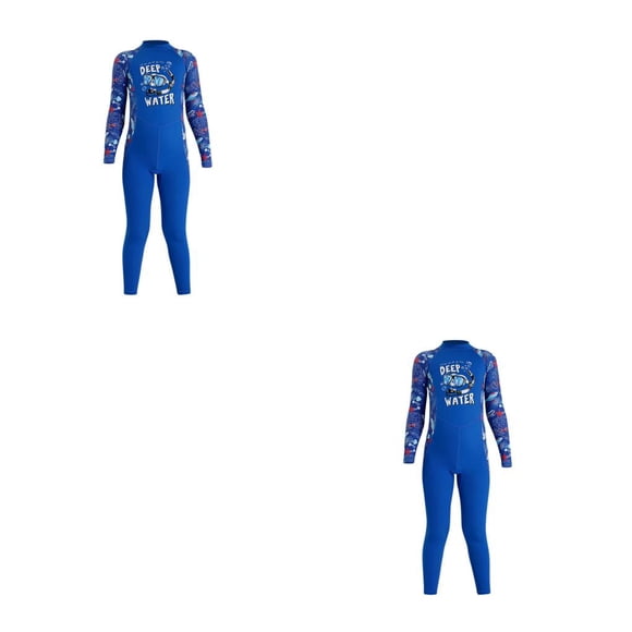 Eigraketly Traje de neopreno para niños Ropa de baño para niños de manga larga simple Ropa de baño Type1 NO1