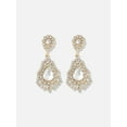 thumbnail image 3 of Boucles d'Oreilles Design en Pierre Plaquée Or, 3 of 4