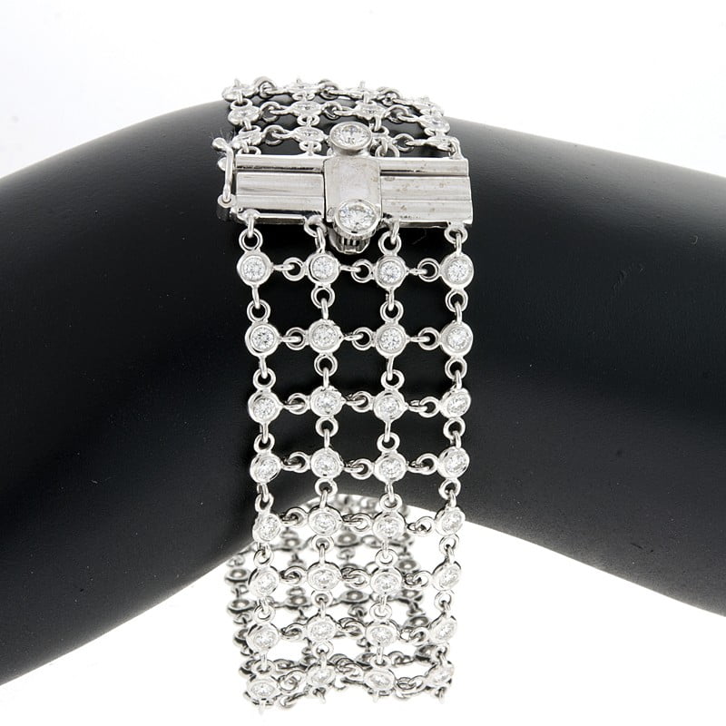 Gold button bracelet Clearance