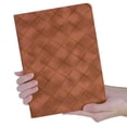 thumbnail image 3 of Decase for Samsung Galaxy Tab S6 Lite 10.4 Inch 2024/2022/2020 Cover with Pencil Holder/Pockets,Auto Wake/Sleep,Folio Stand Embossed PU Leather Tablet Case for Galaxy Tab S6 Lite 10.4 inch,Brown, 3 of 10