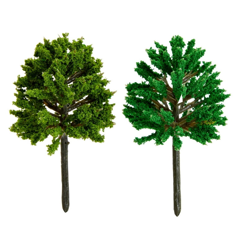 8pcs diorama supplies trees Premium Portable Lasting Simulation Tree Model  for