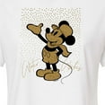 thumbnail image 3 of Disney - Mickey Winter Wishes - Juniors Cropped Short Sleeve Graphic T-Shirt, 3 of 5