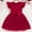Red, variant on lulshou Girls' Dresses Toddler Kids Girls Fashion Cute Solid Color Print Sleevedless Skirt Princess Dress Navy