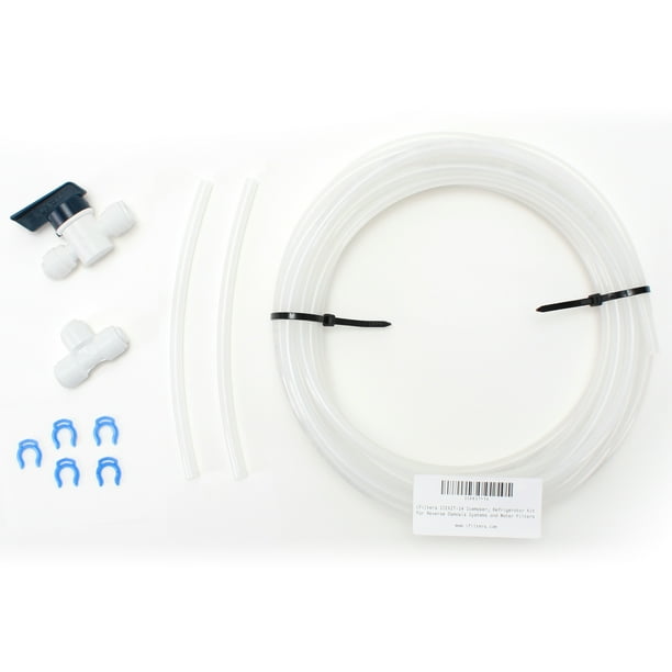 iFilters Refrigerator Ice Maker Water Line Kit for Reverse Osmosis