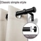 thumbnail image 5 of Barra de Cortina Zeerobee Ajustable Negra de 1 Pulgada Resistente, 5 of 9