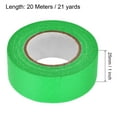 thumbnail image 2 of Uxcell 3Pcs 25mm 1 inch Wide 20m 21 Yards Masking Tape Painters Tape Rolls Dark Green, 2 of 5