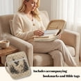 thumbnail image 3 of ZUXONGSY Eagle Forest Snow Mountain Print Bible Cover for Women Quilted Bible Bag Portable Scripture Bag with Handle Handbag for Daily Commuter, 3 of 7