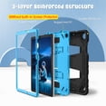 thumbnail image 4 of Fintie Case for Samsung Galaxy Tab A11+ Plus 2025/ A9+ Plus 11 Inch 2023, Fully-Body Rugged Heavy Duty Shockproof Protective Case with Kickstand & Shoulder Strap for Kids, Blue, 4 of 10