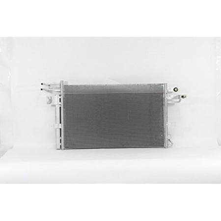 A-C Condenser - Pacific Best Inc For/Fit 4741 13-18 Ford Explorer Police 3.7L 16-18 Explorer 4WD 3.5L Front w/Receiver & (Best 4wd Air Compressor)