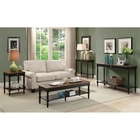 Convenience Concepts French Country Coffee Table In Dark Walnut And Black Canada Convenience Concepts French Country, Convenience Concepts French Country Coffee Table Dark Walnut Black