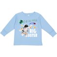 thumbnail image 3 of Inktastic Out of This World Big Sister Astronaut in Space Girls Long Sleeve Toddler T-Shirt, 3 of 5